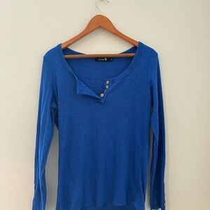 Kismet Women's Henley Long Sleeve Top